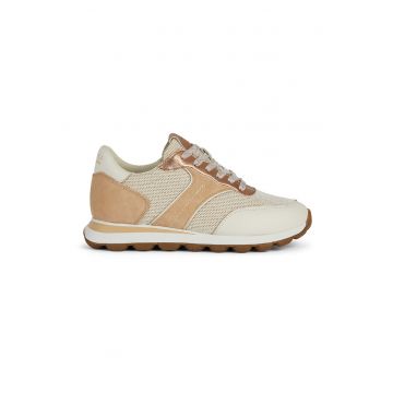 Pantofi sport cu garnituri din piele intoarsa