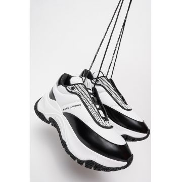 Pantofi sport cu garnituri din piele The Lazy Runner