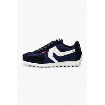 Pantofi sport cu insertii de denim