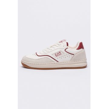 Pantofi sport cu insertii de piele intoarsa