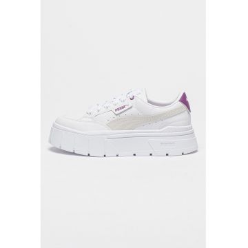 Pantofi sport de piele cu garnituri de piele intoarsa Mayze Stack