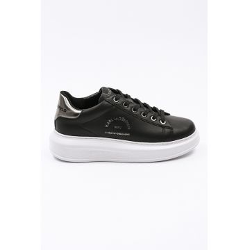 Pantofi sport de piele cu logo