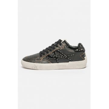 Pantofi sport de piele cu nituri Moonlight