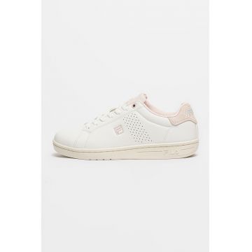 Pantofi sport de piele ecologica cu detalii contrastante Crosscourt 2