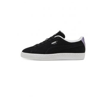 Pantofi sport de piele intoarsa cu insertii de piele