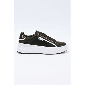 Pantofi sport din piele cu talpa wedge