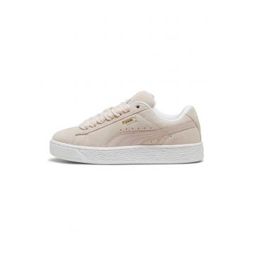 Pantofi sport din piele intoarsa cu insertii de piele
