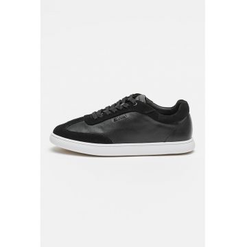Pantofi sport din piele si garnituri din piele intoarsa