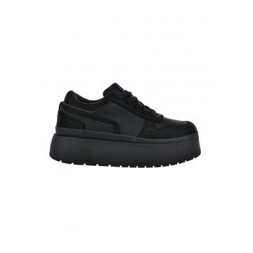 Pantofi sport flatform cu strasuri