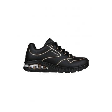 Pantofi sport low-top de piele ecologica Uno 2-Golden Trim