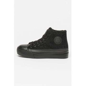 Tenisi flatform mid-high Boucle
