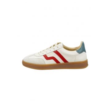 Pantofi sport de piele cu garnituri de piele intoarsa Cuzima