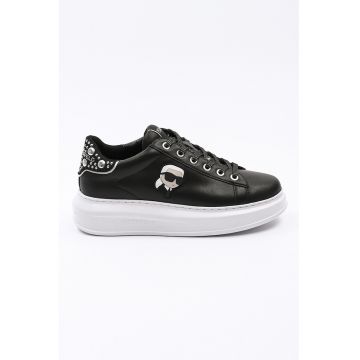 Pantofi sport de piele cu logo
