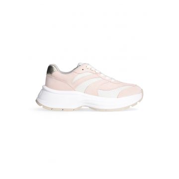Pantofi sport din piele cu sireturi