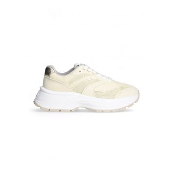 Pantofi sport din piele cu sireturi