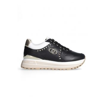 Pantofi sport din piele cu tinte