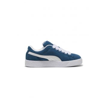 Pantofi sport din piele intoarsa cu insertii de piele