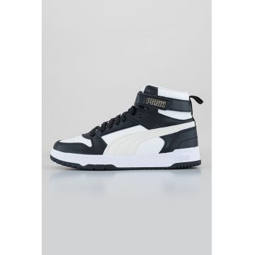 Pantofi sport high-top unisex cu insertii din piele RBD Game