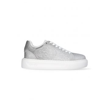Pantofi sport stralucitori cu platforma