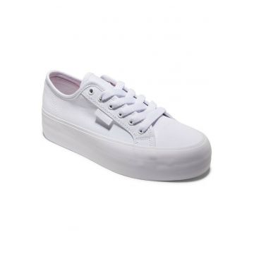 Tenisi  Shoes cu platforma Manual Platform - Alb