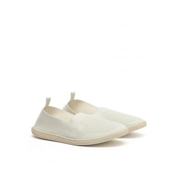 Tenisi slip-on  LORA - Alb