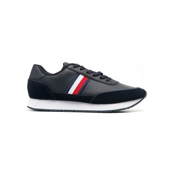 Pantofi sport barbati -  Piele/Nailon - Bleumarin