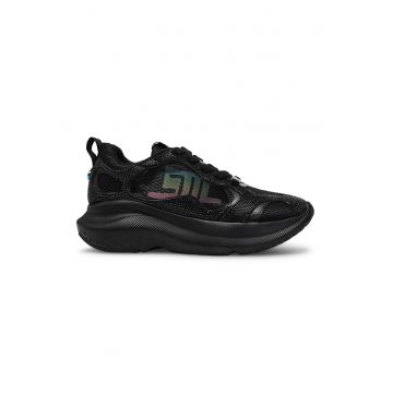 Pantofi sport cu aplicatii de strasuri