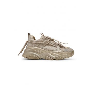 Pantofi sport cu aspect masiv si strasuri