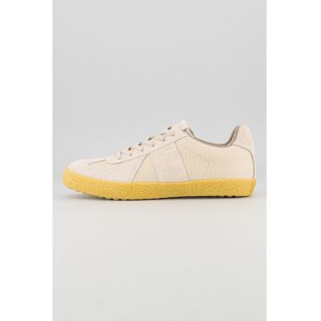 Pantofi sport cu garnituri de piele intoarsa