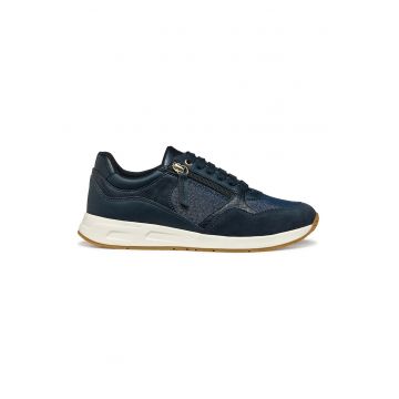 Pantofi sport cu insertii de piele intoarsa