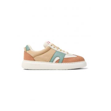 Pantofi sport cu insertii de piele nabuc Runner