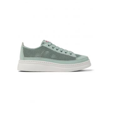 Pantofi sport de material textil si piele nabuc Runner Up