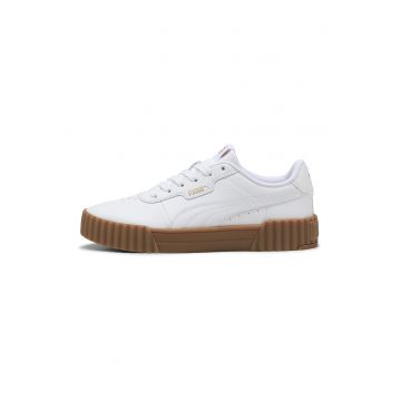 Pantofi sport de piele cu insertii de piele ecologica Carina 3.0