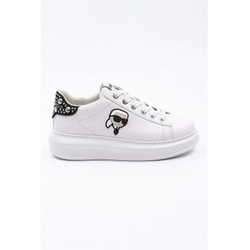 Pantofi sport de piele cu logo