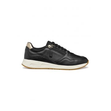 Pantofi sport de piele ecologica cu perforatii
