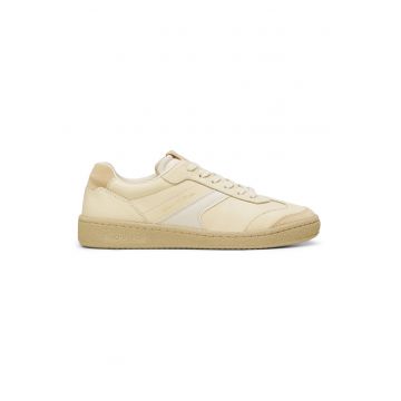 Pantofi sport de piele si piele intoarsa