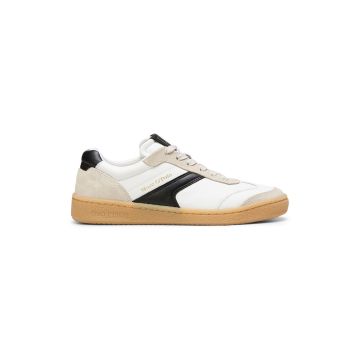 Pantofi sport de piele si piele intoarsa