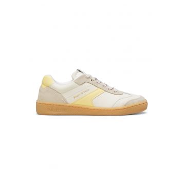 Pantofi sport de piele si piele intoarsa