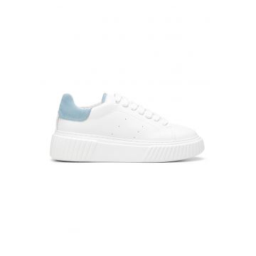 Pantofi sport de piele si piele intoarsa