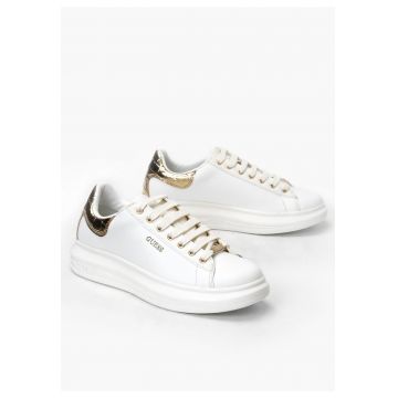 Pantofi sport din piele cu detalii cu logo Salerno