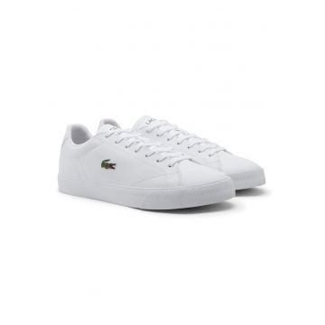 Pantofi sport din piele cu garnituri din material sintetic