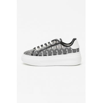 Pantofi sport low-cut cu model logo