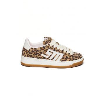 Pantofi sport low-cut de piele