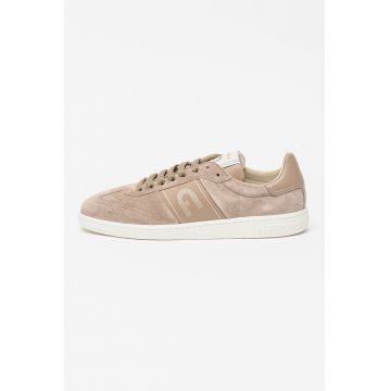 Pantofi sport low-cut din piele intoarsa