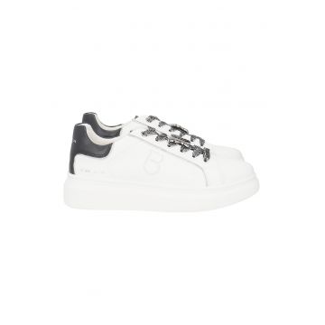 Pantofi sport wedge din piele Fenice