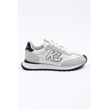 Pantofi sport cu garnituri de piele intoarsa