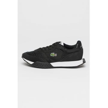 Pantofi sport cu insertii din piele intoarsa Spin