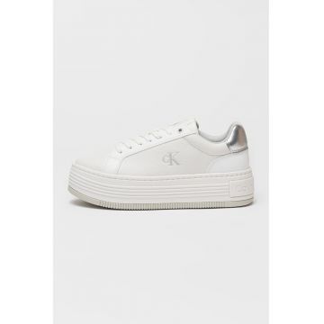 Pantofi sport cu talpa flatform si sireturi