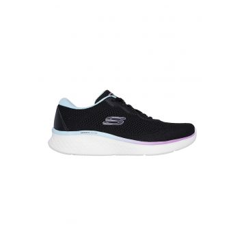 Pantofi sport de piele ecologica cu sireturi