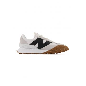 Pantofi sport de piele intoarsa cu insertii de plasa